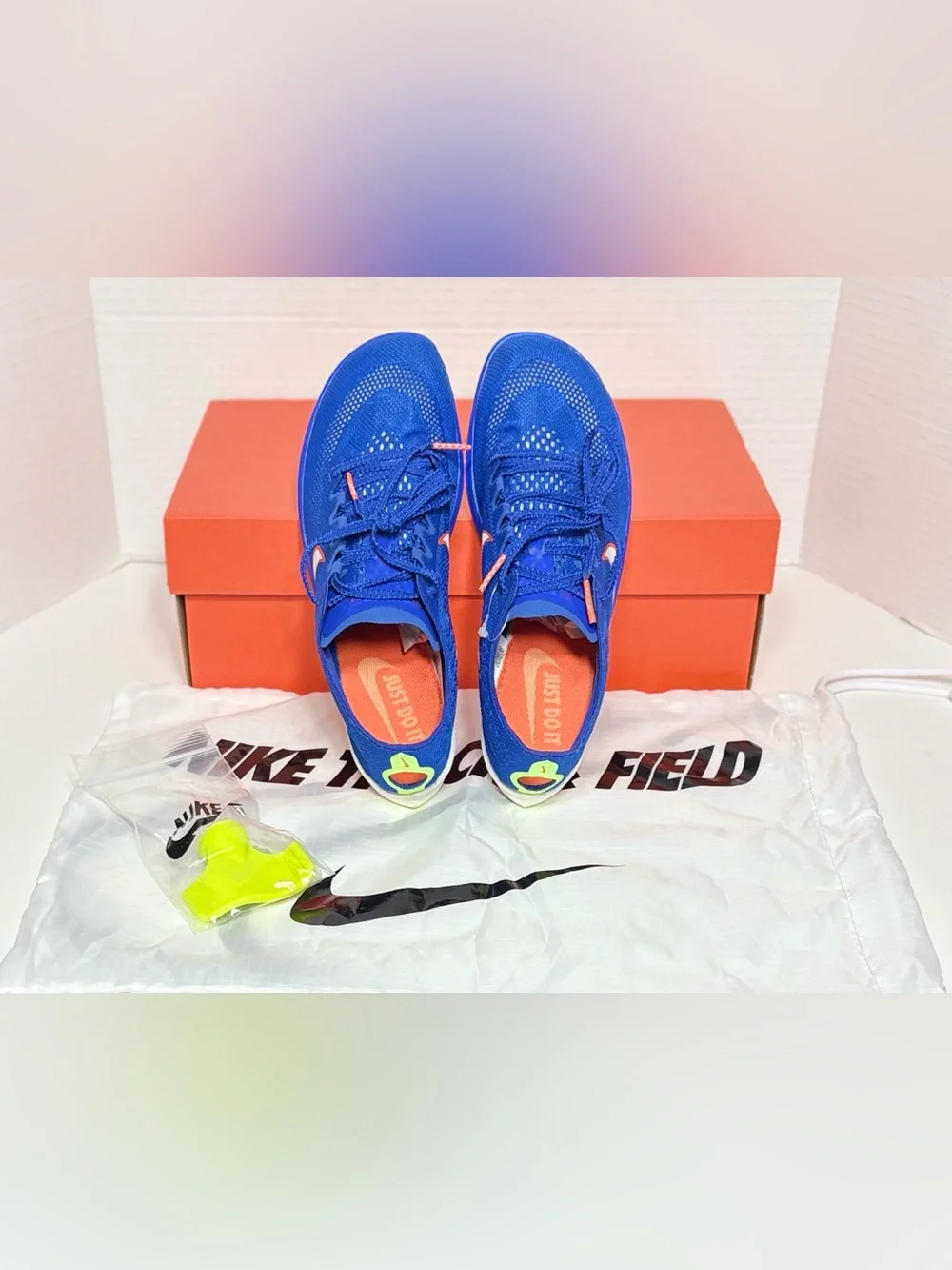 Nike ZoomX Dragonfly Track & Field Shoes running Spikes blue white CV0400-400